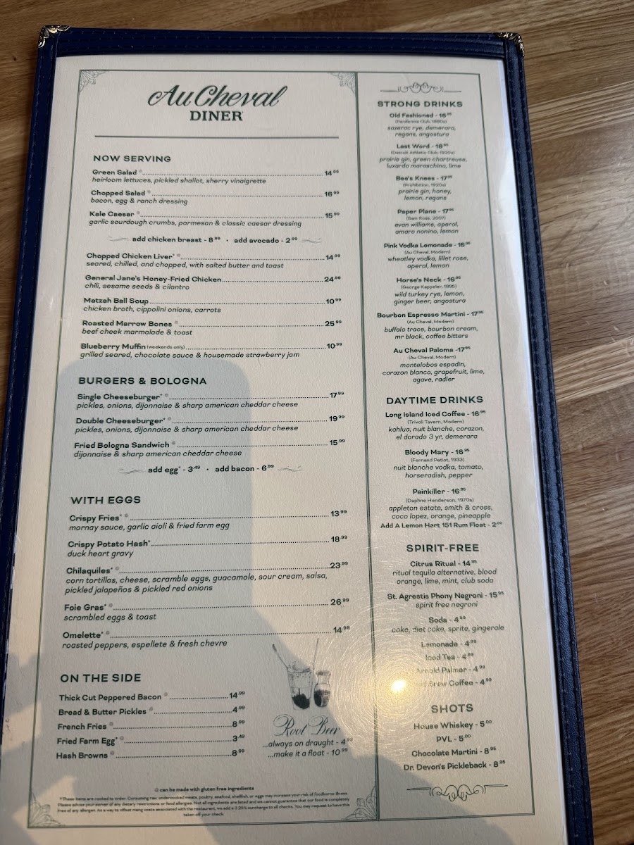 Au Cheval Menu - Image 4