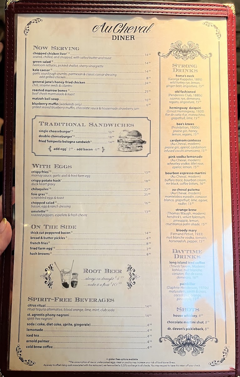 Au Cheval Menu - Image 6